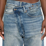 Jeans Crossover in blu R13 - donna 