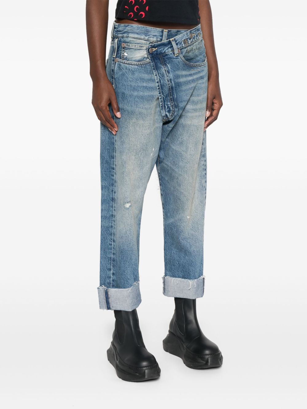 Jeans Crossover in blu R13 - donna 
