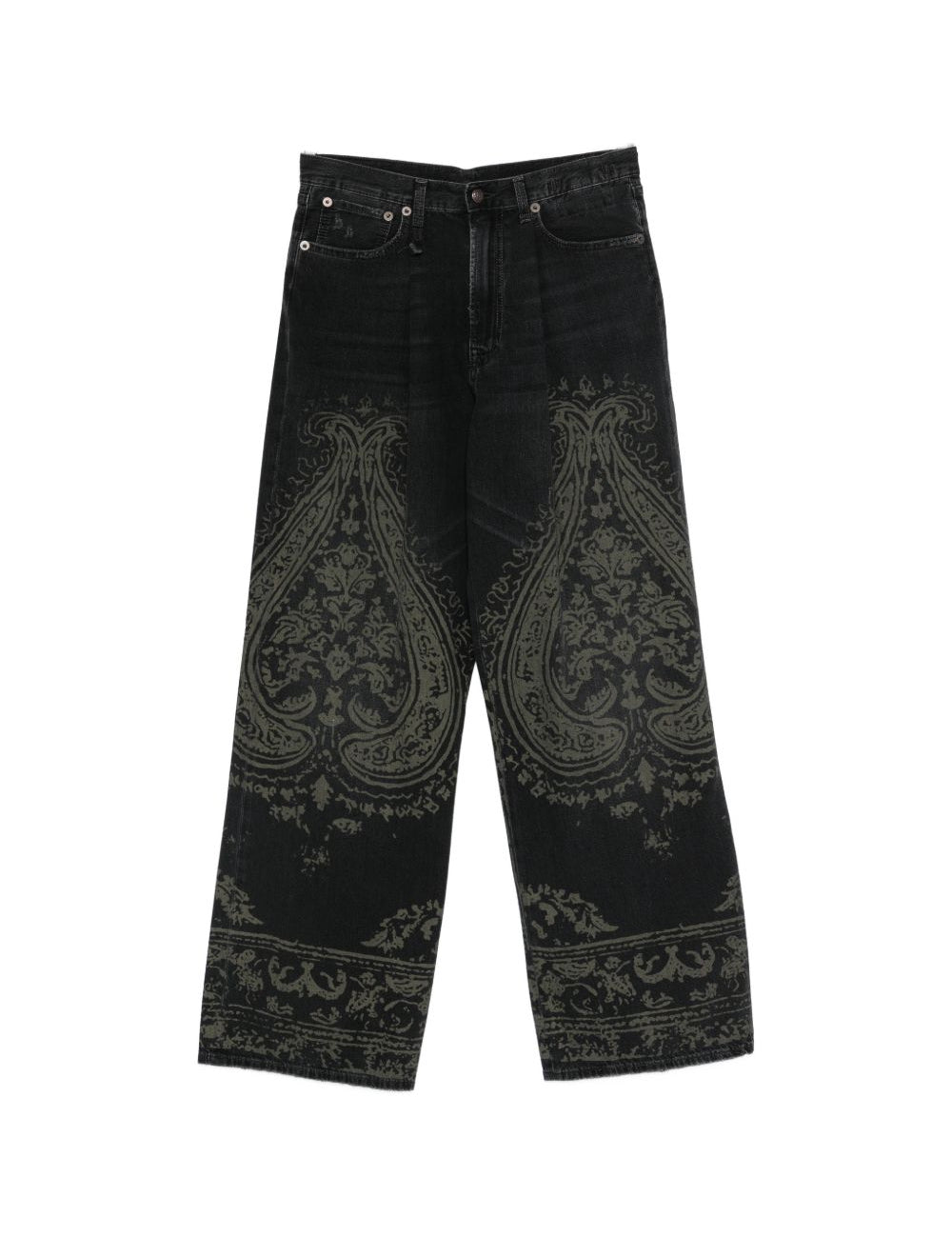 Jeans Damon Paisley in grigio R13 - donna 