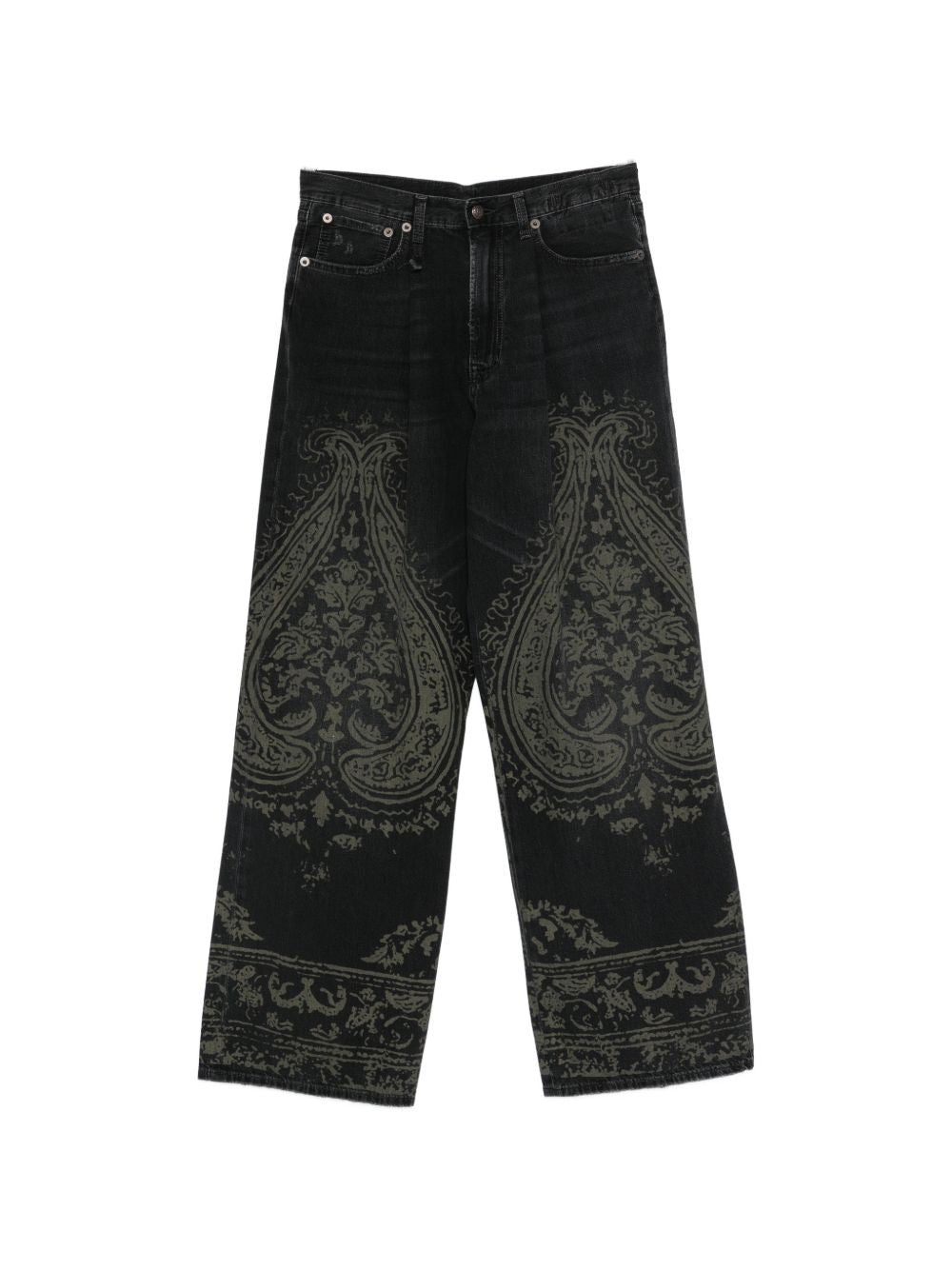 Jeans Damon Paisley in grigio R13 - donna 