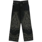 Jeans Damon Paisley in grigio R13 - donna 
