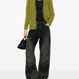 Jeans Damon Paisley in grigio R13 - donna 
