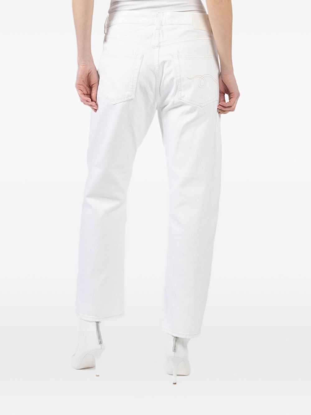Jeans affusolati in bianco R13 - donna 