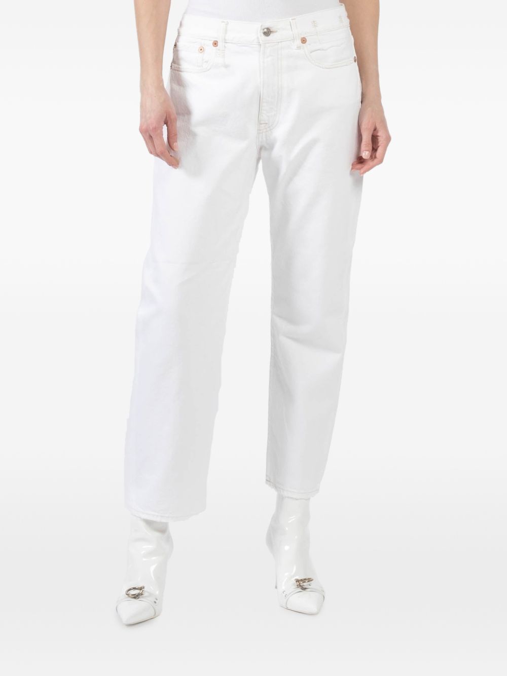 Jeans affusolati in bianco R13 - donna 