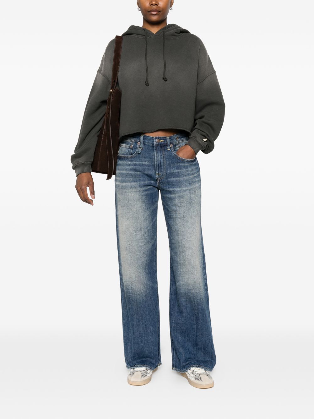Jeans D'arcy a gamba ampia in blu R13 - donna 