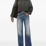 Jeans D'arcy a gamba ampia in blu R13 - donna 