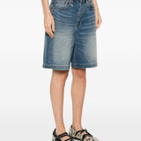 Pantaloncini di jeans a cinque tasche in blu R13 - donna 
