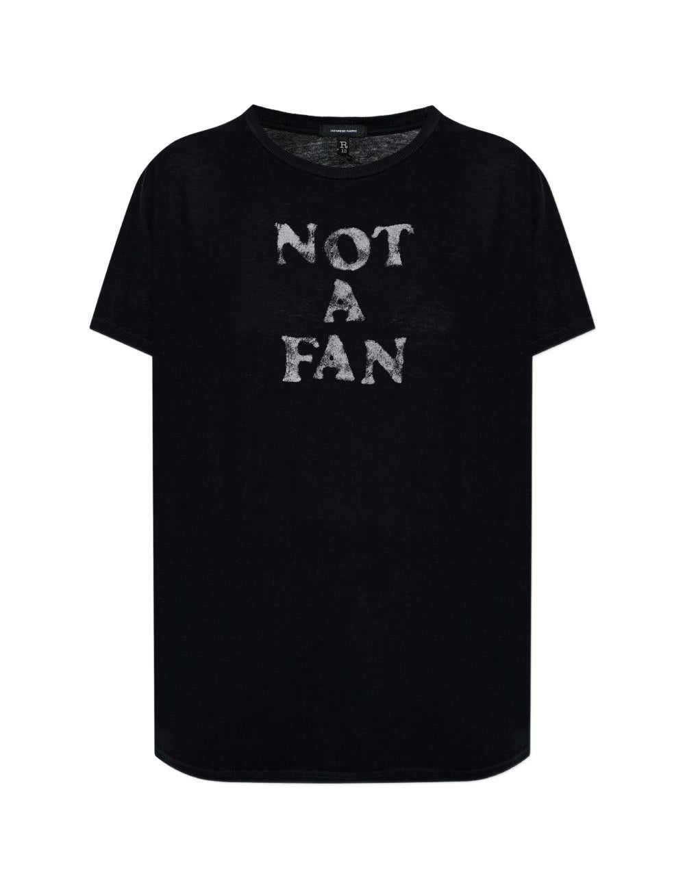 T-shirt girocollo stampata in nero R13 - donna 
