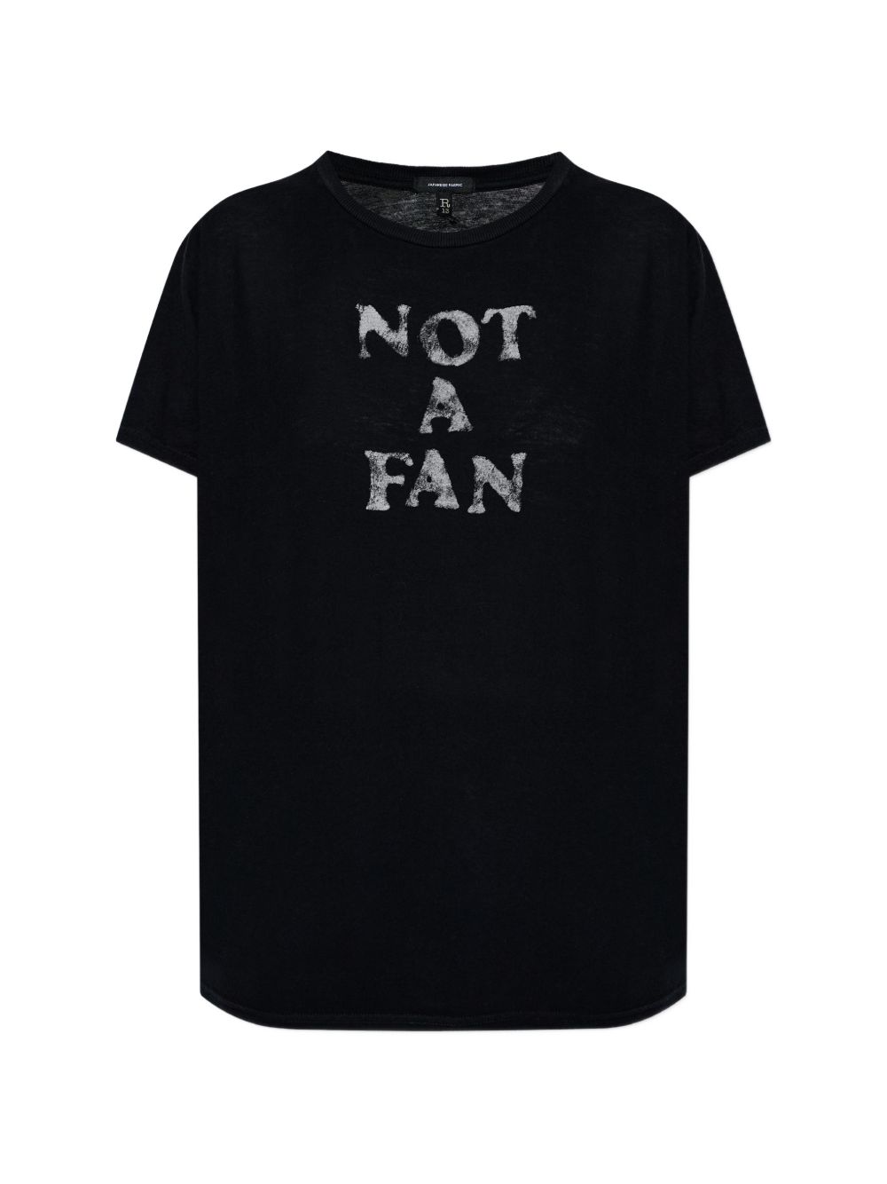T-shirt girocollo stampata in nero R13 - donna 