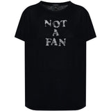 T-shirt girocollo stampata in nero R13 - donna 