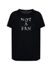R13 Black Printed Crewneck T-Shirt - Women