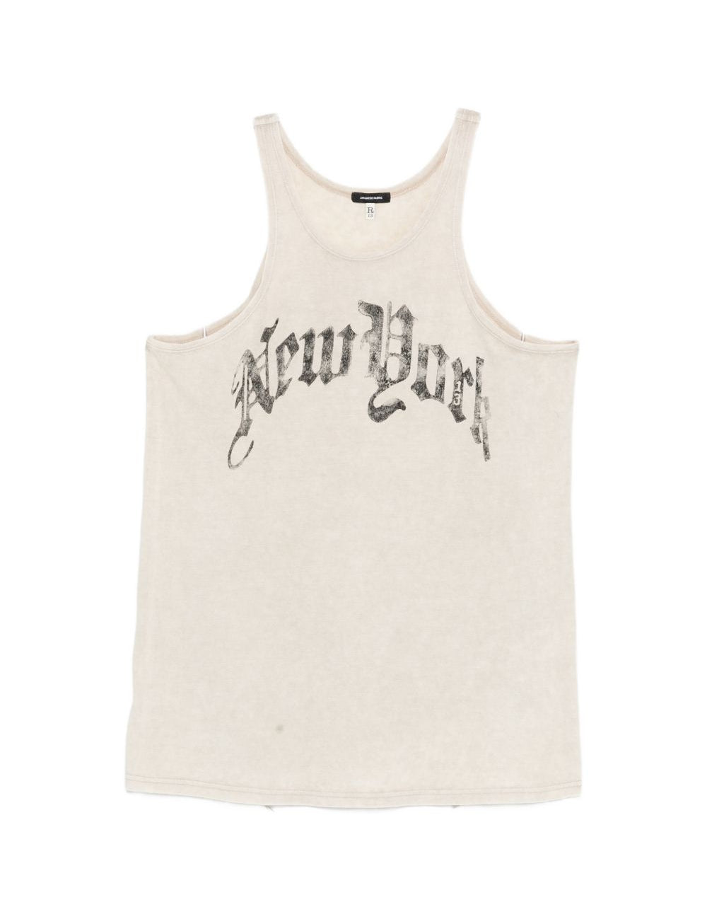 Canotta stampata new york in beige R13 - donna 