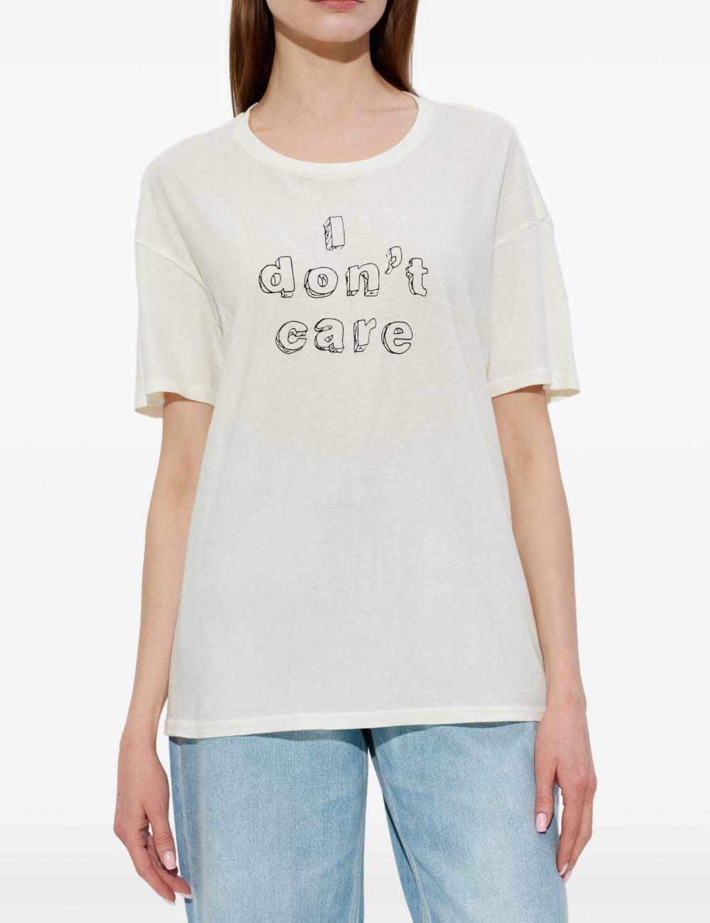 T-shirt con stampa in bianco R13 - donna 