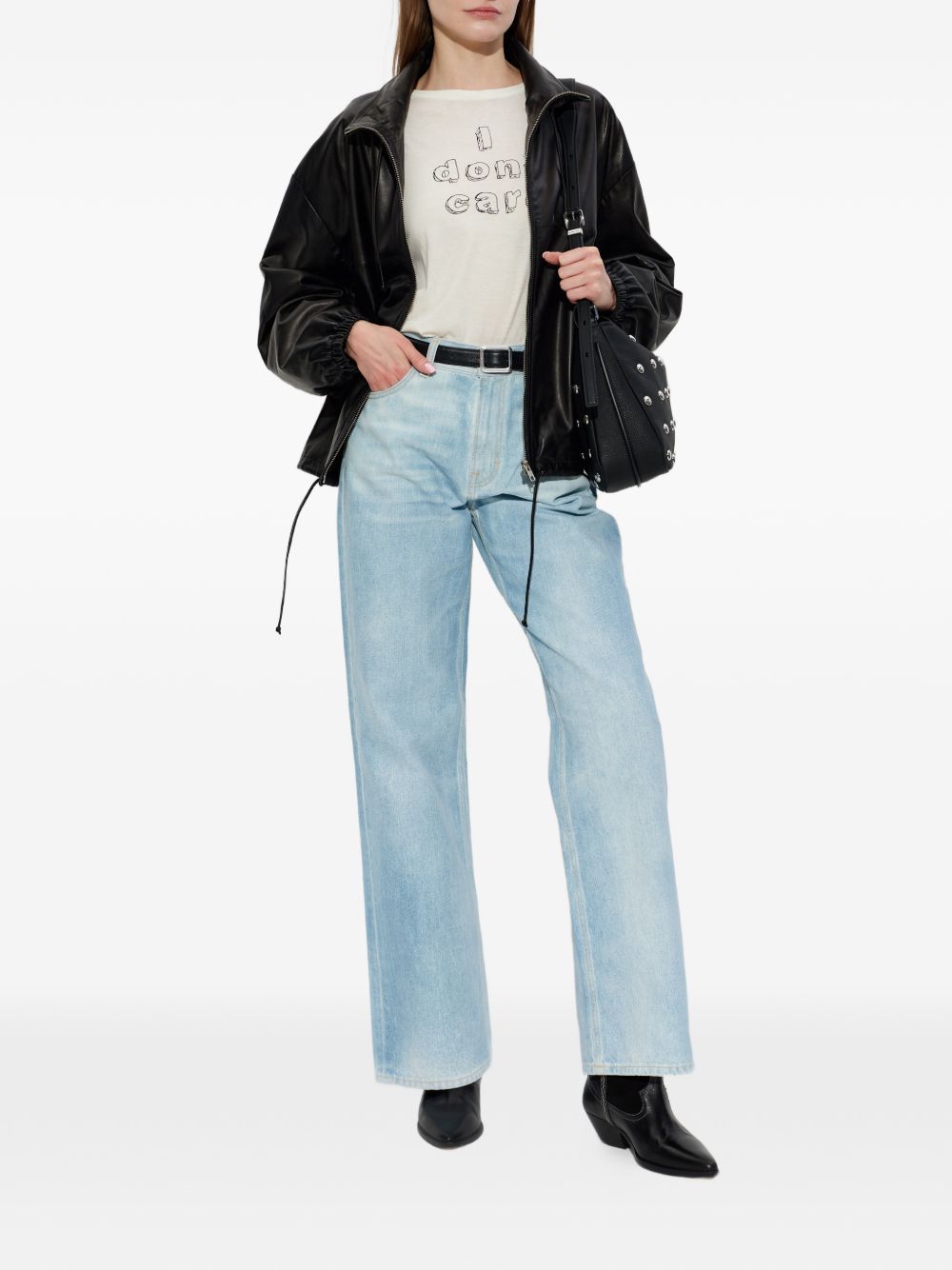 T-shirt con stampa in bianco R13 - donna 