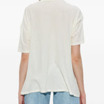 T-shirt con stampa in bianco R13 - donna 