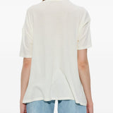 T-shirt con stampa in bianco R13 - donna 
