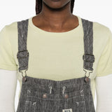 Salopette in lino in grigio R13 - donna 