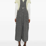 Salopette in lino in grigio R13 - donna 