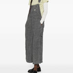 Salopette in lino in grigio R13 - donna 