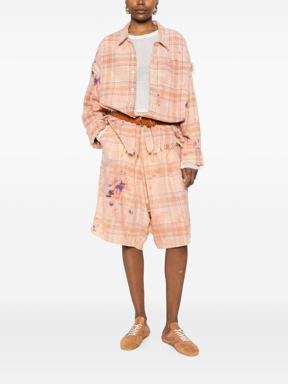Shorts Jesse Carpenter in marrone R13 - donna 