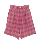 Shorts a quadri in rosa R13 - donna 