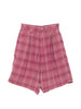 Shorts a quadri in rosa R13 - donna