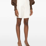 Shorts sartoriali con cintura in bianco R2w - donna 