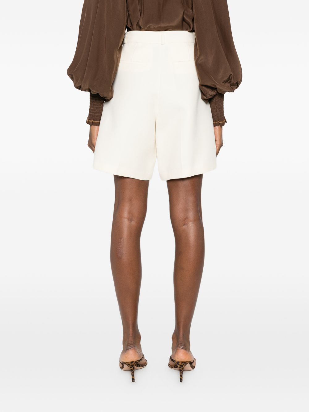 Shorts sartoriali con cintura in bianco R2w - donna 
