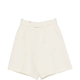 Shorts sartoriali con cintura in bianco R2w - donna 