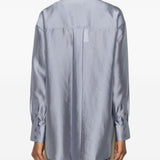 Camicia con design satinato in grigio R2w - donna 