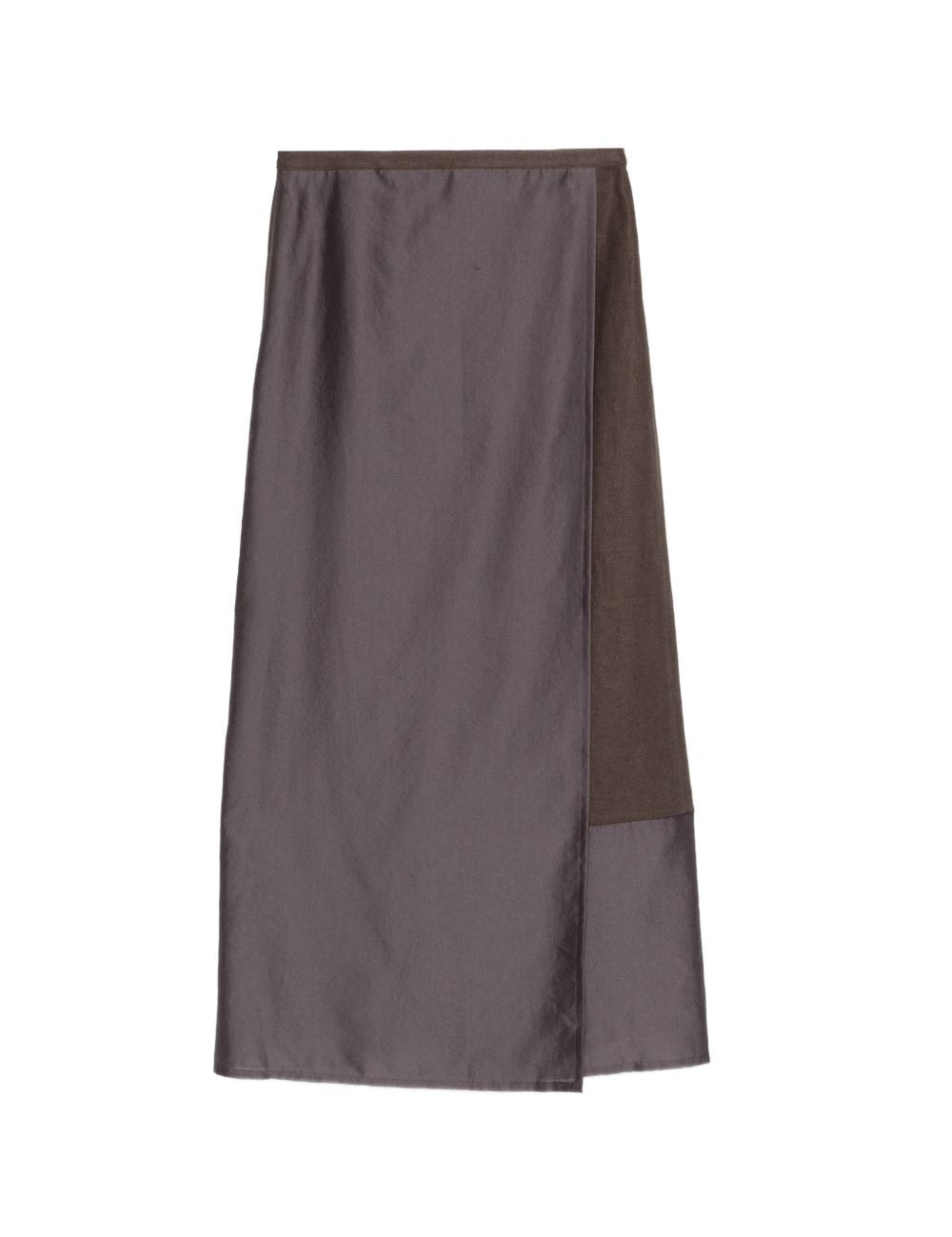 Gonna amora in organza in marrone R2w - donna 