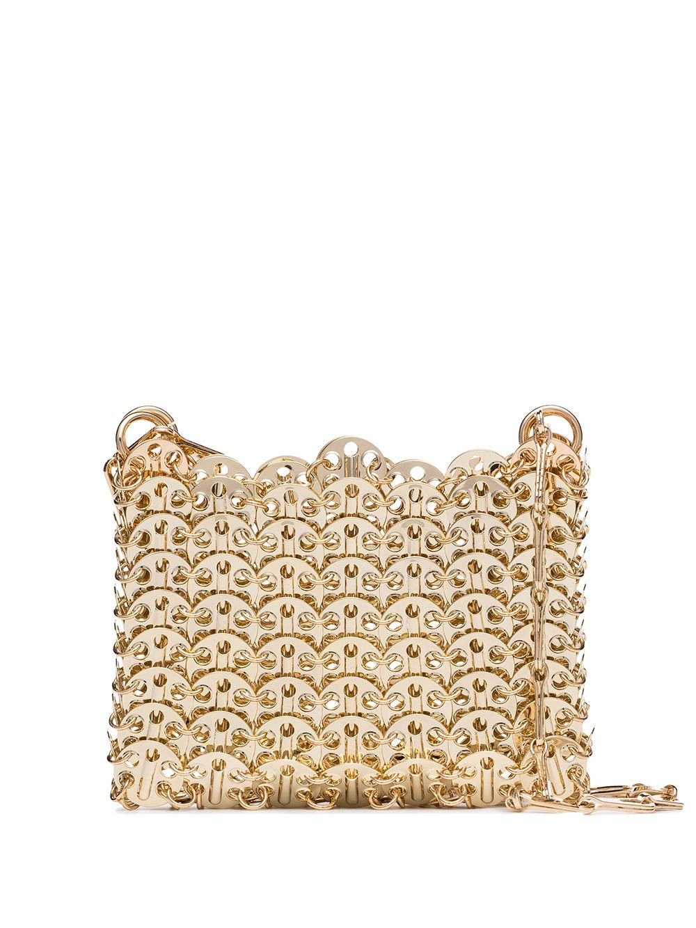 Borsa mini 1969 nano in oro Rabanne - donna 