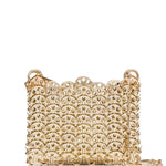 Borsa mini 1969 nano in oro Rabanne - donna 