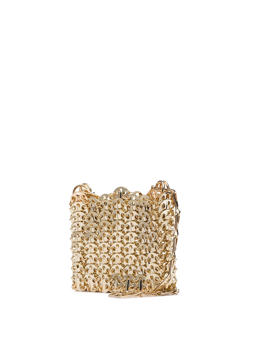 Borsa mini 1969 nano in oro Rabanne - donna 