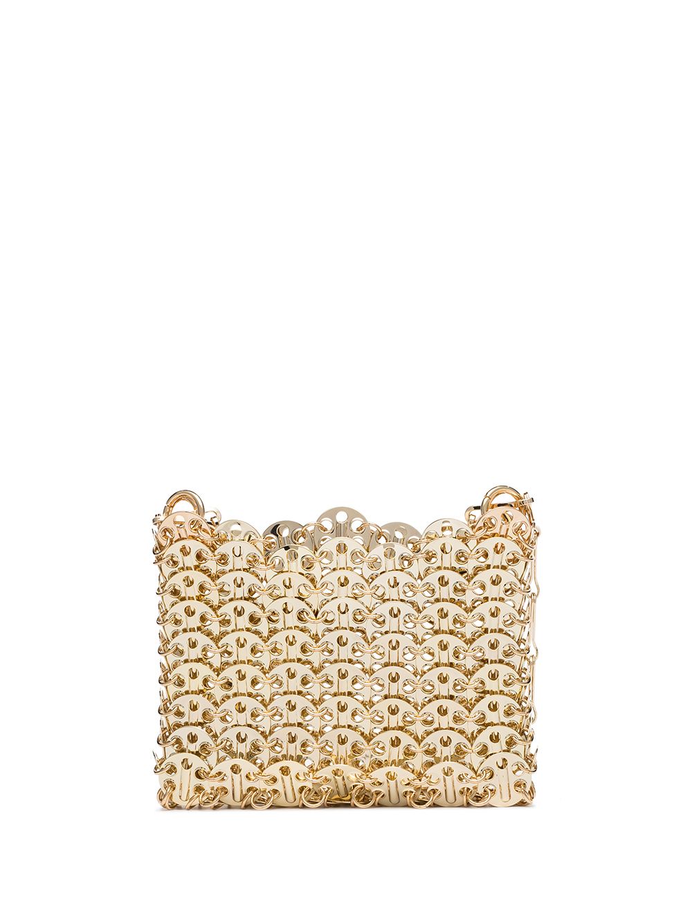 Borsa mini 1969 nano in oro Rabanne - donna 