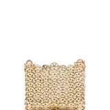 Borsa mini 1969 nano in oro Rabanne - donna 