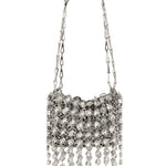 Borsa a mano sac a main in argento Rabanne - donna 