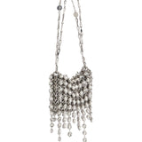 Borsa a mano sac a main in argento Rabanne - donna 