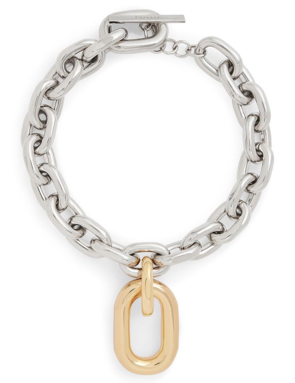 Collana XL a catena in oro e argento Rabanne - donna 