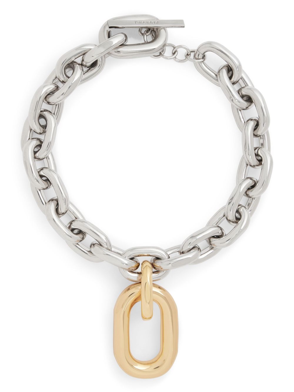 Collana XL a catena in oro e argento Rabanne - donna 