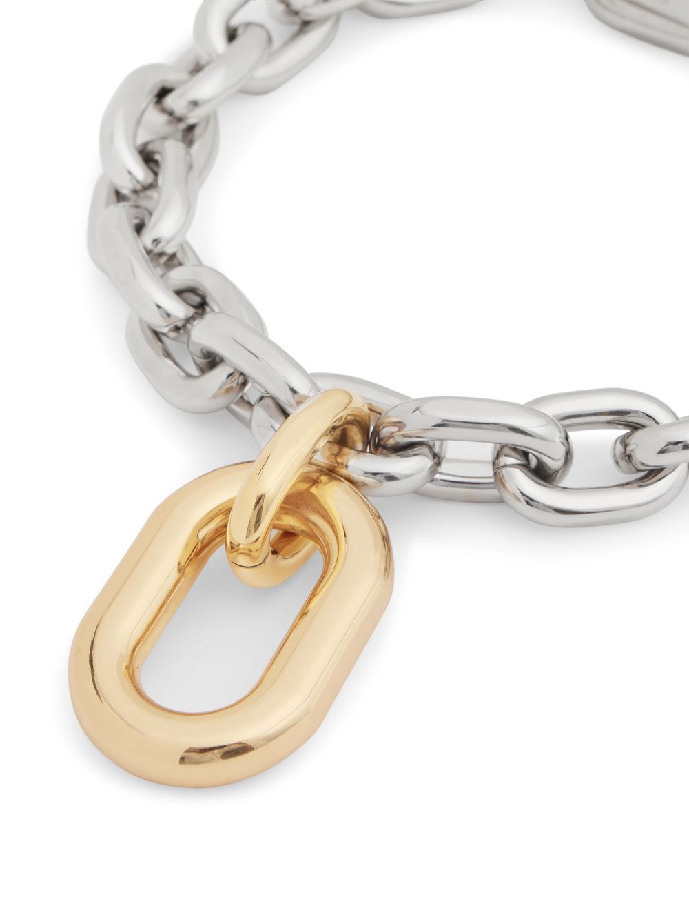 Collana XL a catena in oro e argento Rabanne - donna 