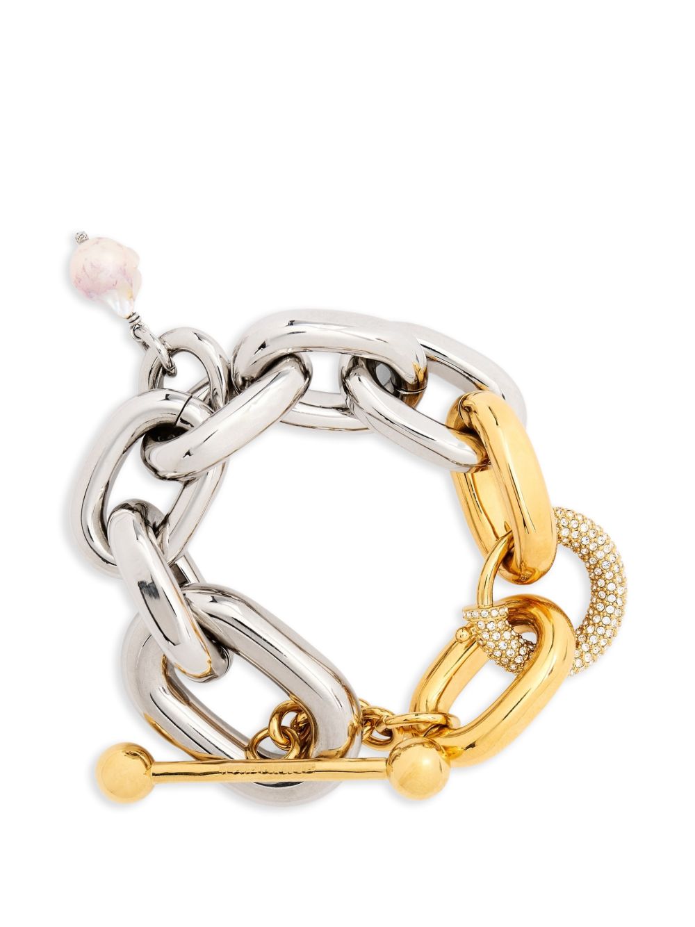 Bracciale con pendente in argento Rabanne - donna 