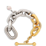Bracciale con pendente in argento Rabanne - donna 