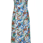Abito midi con paillettes multicolore Rabanne - donna 