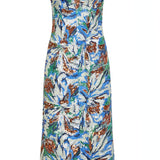 Abito midi con paillettes multicolore Rabanne - donna 