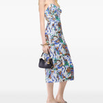 Abito midi con paillettes multicolore Rabanne - donna 