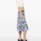 Top crop con maniche a sbuffo in avorio Rabanne - donna 