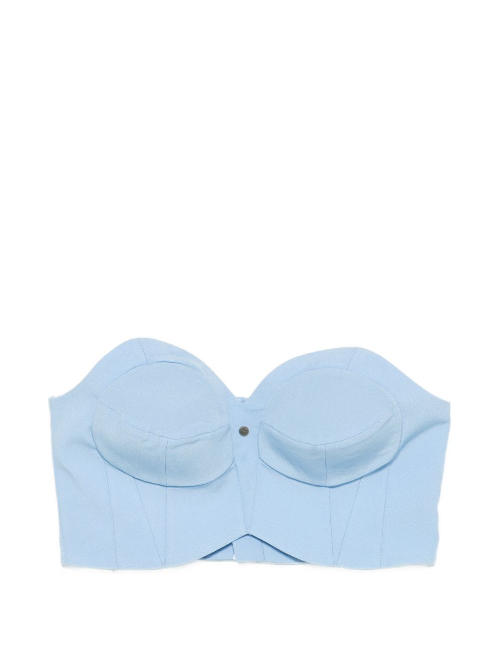 Top bralette in azzurro rabanne - donna 