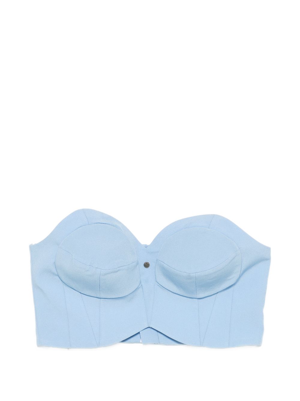 Top bralette in azzurro rabanne - donna 
