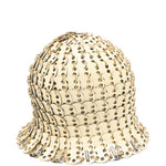 Cappello in maglia metallica autres in oro Rabanne - donna 